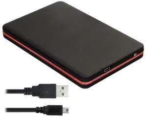 NFHK USB2.0 480Mbps to 1.8 inch Micro SATA 16pin 7+9 SSD HDD External Hard Disk Enclosure