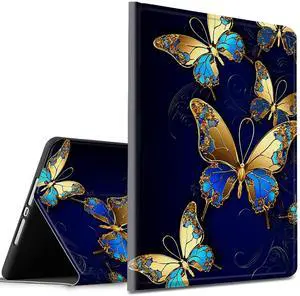 Case for Amazon Kindle Fire Max 11 Tablet (13th Gen, 2023 Release) 11" Cover Slim PU Leather Smart Folio Stand Cover with Auto Wake Sleep, Blue Sky Butterfly