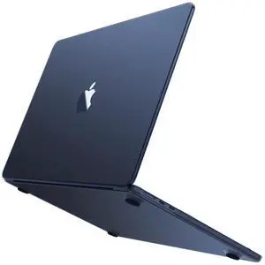 Macaset Compatible with MacBook Air 13.6 inch Case M4 M3 M2 2025-2022 [Like True Colors] Protective Hard Shell Matte Cover for MacBook Air 13 inch Case Model A3240 A3113 A2681-Midnight Clear
