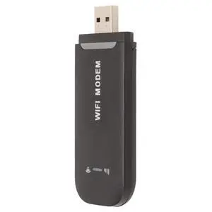 USB Adapter, 4G Mobile Router Portable Network Adapter, USB Powered Travel Hotspot 4G LTE Router, Supports 10 Device Connections