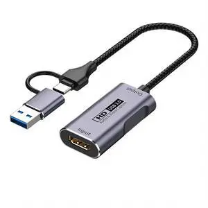 Eionnr 4K Video Capture Card, 4K HDMI to USB C 3.0 Capture Card, 1080P HD 60fps Live and Record Video Audio Grabber for Gaming, Streaming, Teaching, Video Conference Eionnr 4K Video Capture Card, 4K HDMI to USB C 3.0 Capture Card, 1080P HD 60fps Live and Record Video Audio Grabber for Gaming, Streaming, Teaching, Video Conference