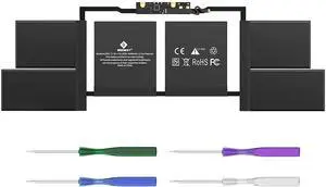 E EGOWAY A1707 Laptop Battery Compatible with A1820 MacBook Pro 15 inch Battery A1707 Late 2016 Mid 2017 Touch Bar EMC3162 3072 Series MLH32LL/A MLH42LL/A MLW72LL/A Replacement Battery