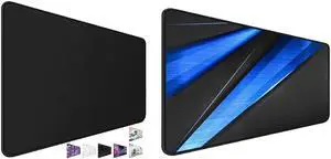 2 Pack Large Mouse Pad,Desk Mat Large Office Desk Pad Gaming Mouse Pad, Mousepad with Non-Slip Waterproof Rubber Base for PC Laptop Desk Home Office