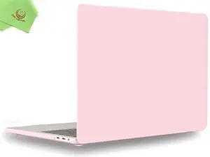 UESWILL Compatible with MacBook Pro 13 inch Case 2025, 2024, 2023, 2022-2016 M2 M1 A2338 A2289 A2159 A2251 A1989 A1708 A1706 with Touch Bar & USB-C, Matte Hard Shell Case Cover, Rose Quartz