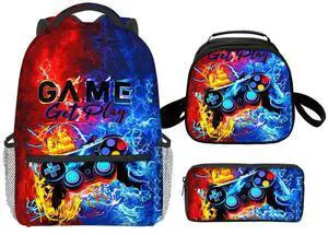 Oiibid Backpack 3pcs, Multiple Themes, Suitable For Work, 17 Inch Backpack With Compartment (Style-3)