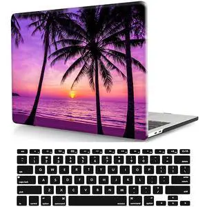 MacBook Air 13 Inch Laptop Case Compatible with 2010-2017 Models A1466 A1369 - Plastic Hard Shell Cover & Keyboard Skin - Sunset