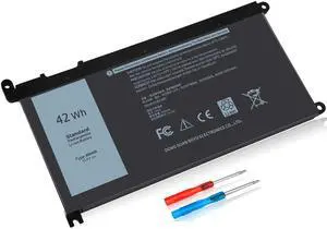 42Wh WDX0R WDXOR Battery for Dell Inspiron 13 15 7000 5567 5379 5570 7378 7375 7573 7579 7570 7569 5378 5568 5565 5578 5579 P58F P58F001 P69G001 P69G FW8KR Y3F7Y 3CRH3 T2JX4 FC92N P75F P66F 5765 5767