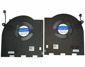 ZHAWULEEFB Replacement New CPU+GPU Cooling Fan for Dell Alienware M17 R3 M17 R4 P45E 0H5TYJ 0CNV63 FM7J FM7H DC28000ROSL EG50061S1-1C010-S9A K13087 DC28000RNSL EG50061S1-C060-S9A DC12V 0.38A Fan