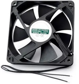 Mhrxusd EC 12025 Cooling Fan Replace XY-12025B2H XY12025B2H for 110-240V Boosting High-Volume Fans 120mm Case Replacement Parts Accessories Black Plastic