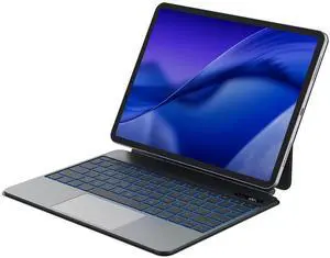 Bettdow New Lightweight Magic Keyboard Case for iPad Air 13 inch M3 2025/M2 2024/iPad Pro 12.9 inch 6th/5th/4th/3rd Gen 2018-2022,Lightweight Aluminum Alloy Keyboard with Trackpad,7 Color Backlit
