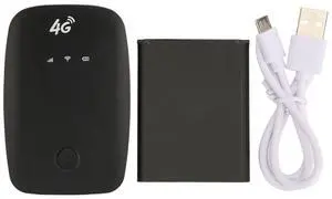 KIMISS Hotspot Device, Portable 4G Mobile Hotspot with Micro Card Slot and 2100mAh Battery, Ideal for Car Users and Business Travelers