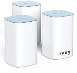 WAVLINK AX3000 WiFi 6 Mesh System 3 Pack - Covers up to 7300 Sq.Ft., Speeds up to 3.0 Gbps, Replaces Wireless Router and WiFi Extender Signal Booster, Easy Setup, Smart App Control