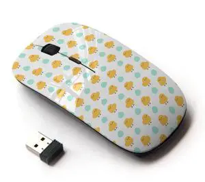 KOOLmouse [ Optical 2.4G Wireless Computer Mouse [ Yellow Baby Chicken ]