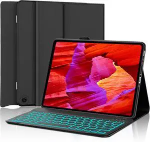 Keyboard Case for Amazon Fire Max 11 inch (13th Generation,2023 Release), 7 Color Backlight Detachable Bluetooth Keyboard Cover with Stylus Pen Holder for Kindle Fire Max 11 Tablet