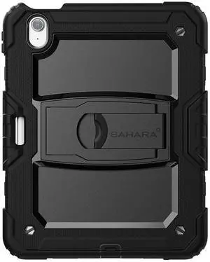 Sahara - Raider Series Heavy-Duty Case for iPad Air 11" (M2 2024/M3 2025), Scorpion Black, (TB00422)