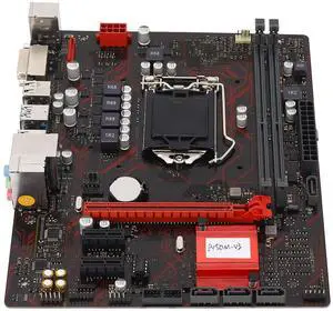 M ATX Desktop Motherboard PCI E 3.0 LGA 1151 CPU Slot Double DDR4 Memory Motherboard with DVI Interface for Core i7 i5 i3 Pentium Celeron 14nm CPU