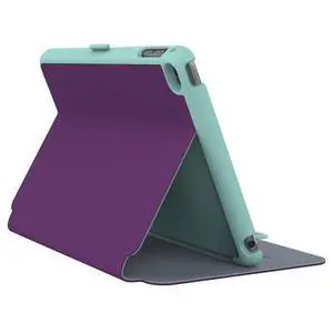Speck Products StyleFolio Case and Stand for iPad mini 4, Acai Purple/Aloe Green (71805-C256)