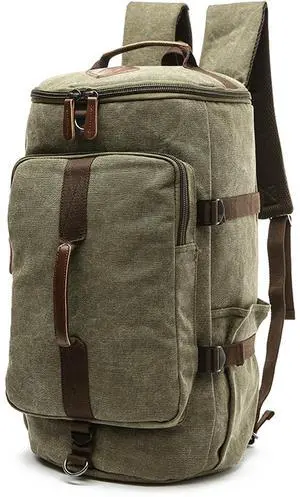 Men's backpack with large capacity, Fashionable travel style, Outdoor hiking bag, Business leisure waterproof backpack, Laptop backpack(green)