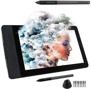 GAOMON PD1561 Pen Display & AP50 Passive Pen -15.6'' 8192 Tilt-Support HD Graphics Drawing Monitor Tablet for Digital Drawing/Animation/Online Teaching and Meeting