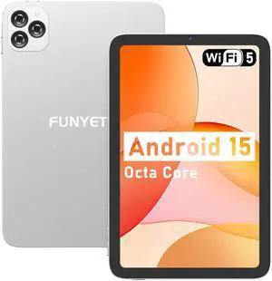 FUNYET Android Tablet,10 inch Tablets 2025,8GB (4+4) RAM 128GB Storage (Expandable),Octa-Core Processor,HD Display,Dual Cameras,6000mAh Battery,GPS, Wi-Fi 5,Bluetooth 5.0,Incell Screen,Metal Shell FUNYET Android Tablet,10 inch Tablets 2025,8GB (4+4) RAM 128GB Storage (Expandable),Octa-Core Processor,HD Display,Dual Cameras,6000mAh Battery,GPS, Wi-Fi 5,Bluetooth 5.0,Incell Screen,Metal Shell