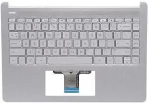 New Palmrest for HP 14-DQ 14S-DQ 14-DQ1020NR 14-DQ1059WM 14-DQ1043CL 14s-DQ1085TU 14s-dr 14s-fq Upper Case with Backlit Keyboard L88206-001