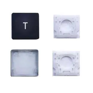 Replacement Individual T Key Cap and Hinges are Applicable for Surface Pro 4/5/6/7 1724 1796 1807 1866 (Black) Keyboard to Replace The T Key Cap and Hinge