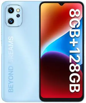 UMIDIGI Cell Phone, F3 8GB+128GB Smartphone Unlocked, 48MP AI Triple Camera, 6.7inch HD Full Screen, 5150mAh Battery,18W Fast Charging, Android 11 Phone Unlock, Type-C,4G Dual SIM, NFC