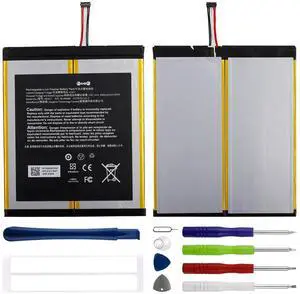 Duotipa New 58-000280 Battery for HD 10 9th Gen Tablet with Repair Tools Kit