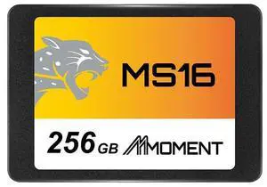 MMOMENT MS16 256GB 2.5 Inch SATA III 6 GB/s Internal Solid State Drive SSD (Read up to 550MB/s) Compatible with PC Desktop