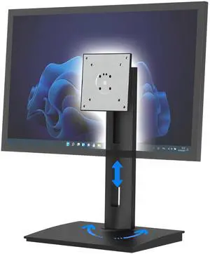 Cadcreo Vesa Monitor Stand, Spring Height Adjustment Swivel and Tilt Vesa Stand, Compatible with Monitors Within 32 inches and Weighing Between 4.8-11lb (Black, Only for 7.7-11 lb Monitor)