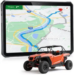 MUNBYN 11-inch Rugged Tablet ILT02, Android 14 UTV Tablet, 16GB+128GB with GPS, IP68 Weather Proof, 32MP+48MP Dual Camera, 4G LTE for Offroad UTV, Drone, 2Y Protection
