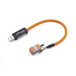Universal High-Speed USB to RS485 Serial Converter Adapter, Industrial Grade 3750V Fully Isolated, Silicon Labs CP2102N Chipset, 300-3Mbps Baudrate, Ultra-Flexible Cable (UIC324H)