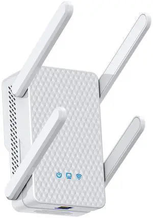 2025 WiFi 6 Extender Signal Booster for Home, AX3000 Internet Extender WiFi Booster Long Range up to 12000 Sq.ft, Dual Band WiFi Repeater Wireless Amplifier with Ethernet Port, 1-Tap Setup, Onemesh