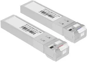 ienRon 1 Pair 10G SFP+ BIDI Transceiver, LC Single Mode SFP Module SMF, 10GBASE-BIDI 1270nm/1330nm, Up to 20Km, for Switch, Router, Firewall, Network Card, Media Converter etc