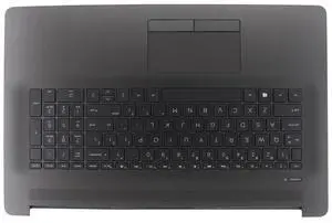 ApplianPar Black Palmrest Upper Case with Backlit Keyboard Without Touchpad L22750-001 for HP 17-by 17-CA 6070B1308103