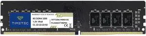 Timetec 8GB DDR4 3200MHz (or 2933MHz or 2666MHz) PC4-25600 Non-XMP CL22 1.2V Non-ECC Unbuffered 1Rx8 Single Rank 288 Pin UDIMM Desktop PC Computer Memory RAM Module Upgrade (8GB)