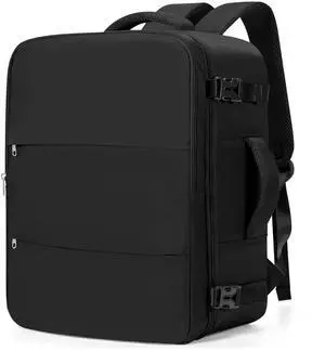 UPPACK Travel Backpack For Women Men Carry on Backpack Luggage Flight Approved Personal item Travel Bag Essentials Mochila de viaje Laptop College Backpack Large Black