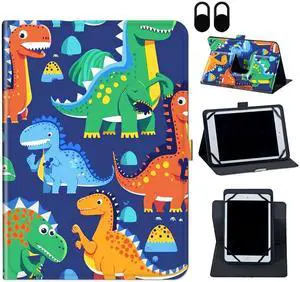 Case for Walmart Onn 7 Inch Gen 3 2022 Release Tablet Case, Models 100071481,360 Degree Rotating Case Protective Cover, for Walmart Onn 7 Inch Gen 3 2022,Cute Dinosaur