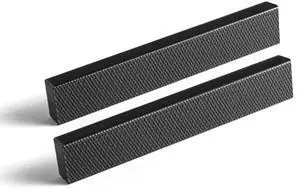 Goo-Ki 6 Pack 3 Inch Matte Black Knurled Cabinet Pulls - Modern Bar Handles - Textured Grip for Drawer, Dressers, Furniture Hardware