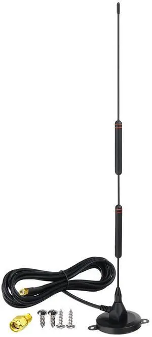 Bingfu High Gain 10dBi 4g LTE Cellular Magnetic Base MIMO SMA Male Antenna with RG58 Cable Compatible with 4G LTE Wireless CPE Router Hotspot Cellular Gateway Industrial IoT Router