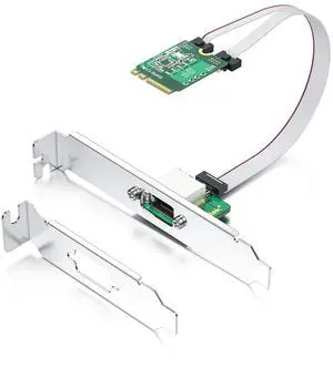 M.2 A+E Key 2.5G Gigabit Ethernet Network Card, 18-cm Cable Length