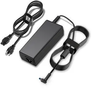 65W 45W Charger Fit for HP Laptop, Compatible with HP Envy 13 15,Pavilion x360 14 15 17,Elitebook 840 G5,ProBook Chromebook Stream Series,sk90195333,19.5V 3.33A Blue Tip Adapter