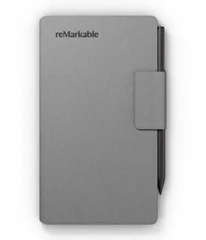 reMarkable Paper Pro Move - Gray Book Folio | Polymer Weave Case for Your 7.3'' Paper Tablet