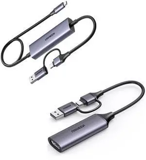 UGREEN Capture Card 1080P 60FPS 2K@30Hz USB C to USB-A/C 4K Video Capture USB 3.0 Support 100W Fast Charge Bundle With Full HD HDMI to USB A/Type C UGREEN Capture Card 1080P 60FPS 2K@30Hz USB C to USB-A/C 4K Video Capture USB 3.0 Support 100W Fast Charge Bundle With Full HD HDMI to USB A/Type C