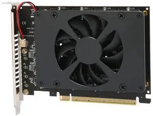 M.2 PCIe 4.0 X16 to 4 Port M.2 NVMe A with Cooling Fan NVMe Card 4x32Gbps SSD A for Dual M.2 PCIe A for NVMe SSD PCIe X16 to M.2 NVMe 4 Port Card