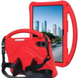 YRH for Onn 12.1 Tablet Pro Case 2024 (Model 100146663), Kids EVA Shockproof Cover with Shoulder Strap for Walmart Surf Onn Tablet 12.1 inch, Red
