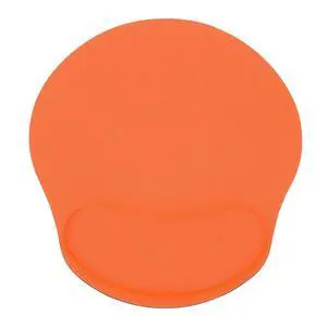 PATIKIL Ergonomic Mouse Pad, Gel Mouse Pad with Wrist Rest Support Memory Foam Computer Mat with Non-Slip Base for Office Computer Laptop Keyboard Home Cafe, Orange