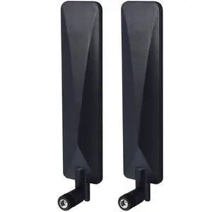 WiFi Antenna Dual Band 2.4GHz 5.8GHz 12 DBI RP SMA Router Omni Antenna for PCI-E WiFi Router Computer Wireless Network Card USB Camera Router Hotspot PC Desktop Repeater FPV UAV Drone Pack of 2