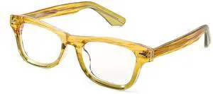 SIPHEW Women's Blue Light Blocking Glasses - Narrow Rectangular Acetate Tr90 Frame Anti Blue Light Glasses for Women