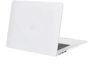 MOSISO Compatible with MacBook Air 15 inch Case 2025 2024 2023 Release M4 A3241 M3 A3114 M2 A2941 Liquid Retina Display Touch ID, Protective Plastic Hard Shell Case Cover, White